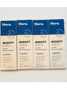 Hero Mighty Shield Invisible Blemish Protectant - Bundle of 4